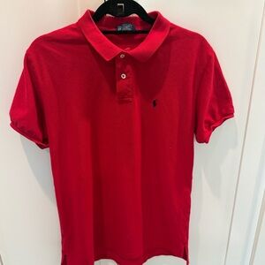 Ralph Lauren Red Short-Sleeve Polo Shirt